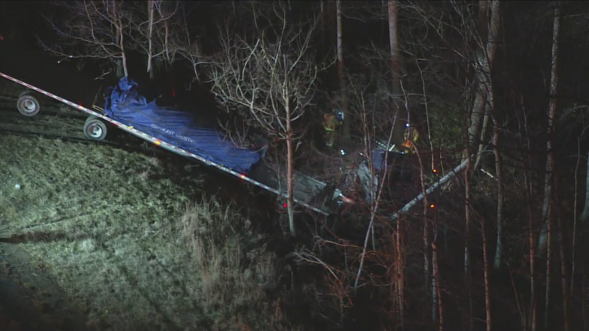 A tractor-trailer crash on Interstate-95 near Quantico injured a driver and caused long delays for commuters traveling in the area.