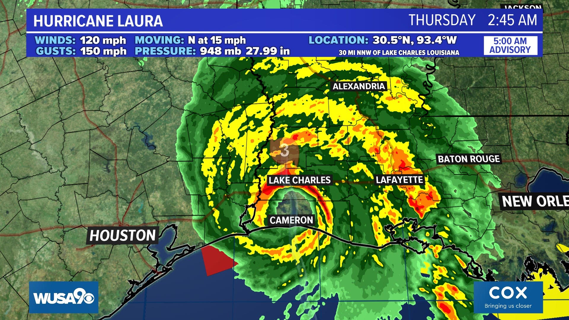 Hurricane Laura Radar Loop