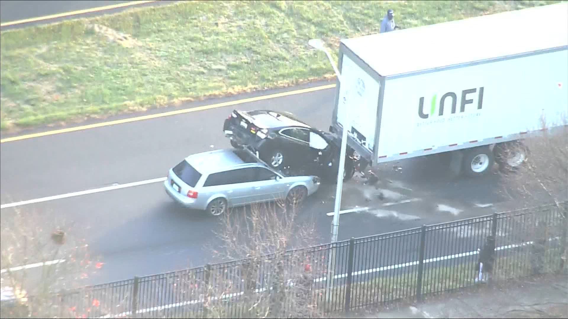 Investigators are still working to determine the cause of the crash on Richter Farm Road and Old Seneca Highway in Germantown.