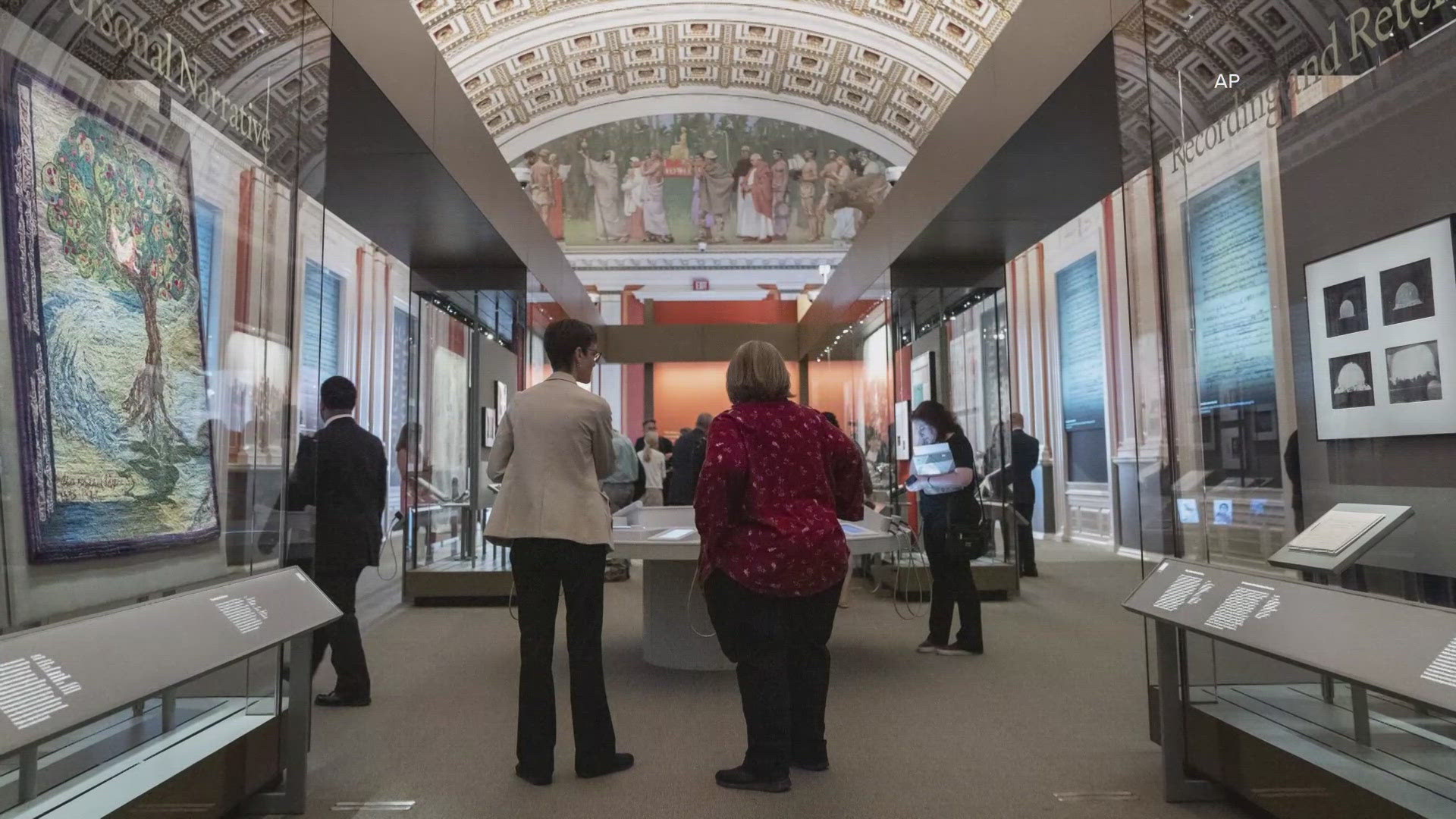 It's part of a campaign to make the Library of Congress more attractive to tourists and school groups.