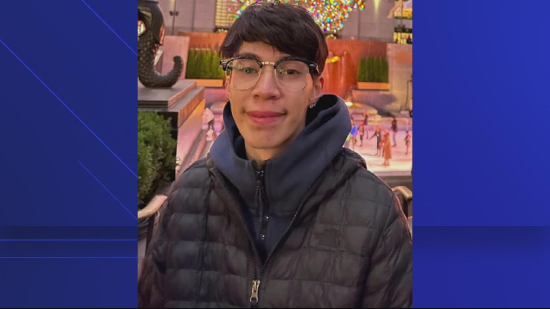 Guerrero is described as 5 feet, 10 inches, weighs 109 pounds with both brown eyes and hair. He was last seen wearing a blue sweater, blue jeans, and black.