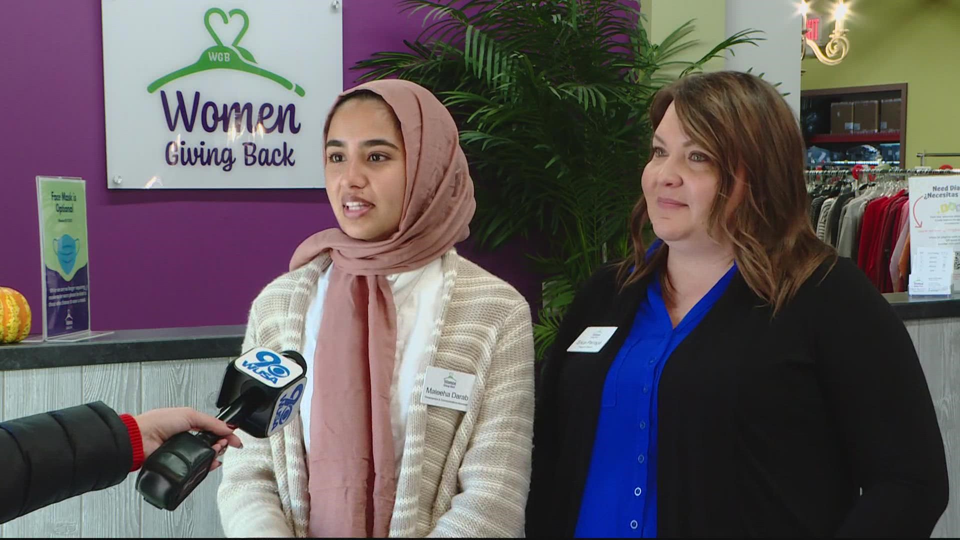 An organization called 'Women Giving Back' is collecting hijabs and coats to give out to some who could really use a helping hand right now.