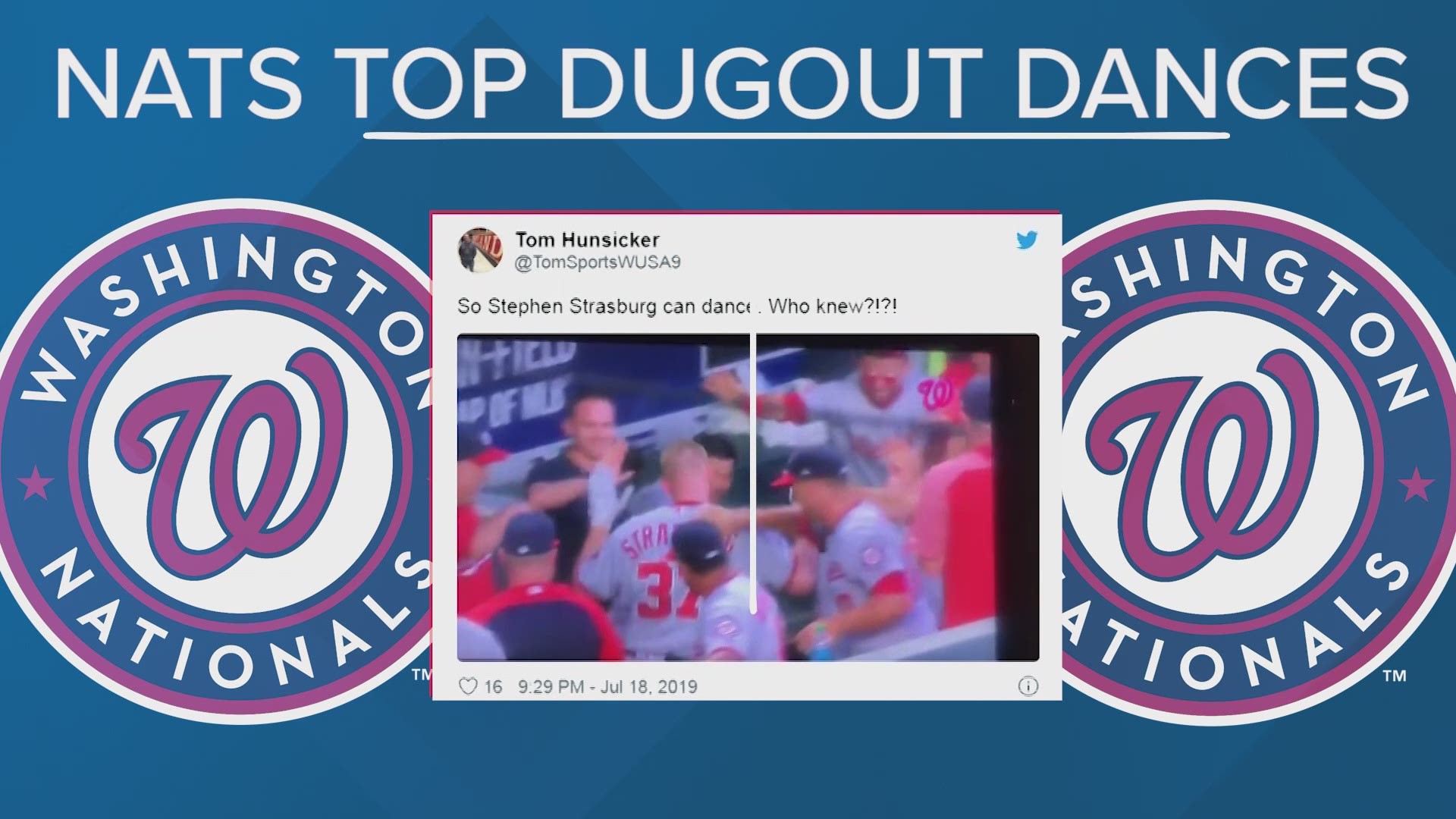 The Nationals's dugout dance parties are so much fun!