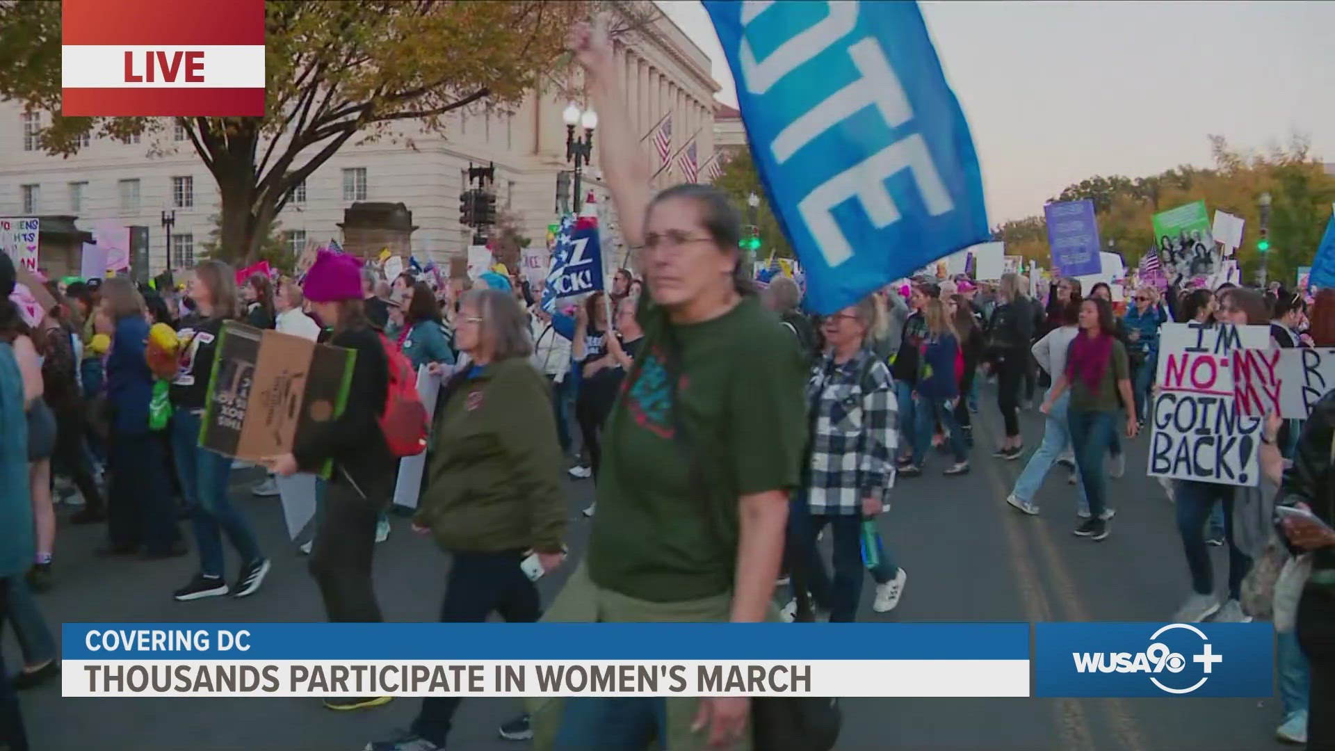 Thousands participate in DC Women's March