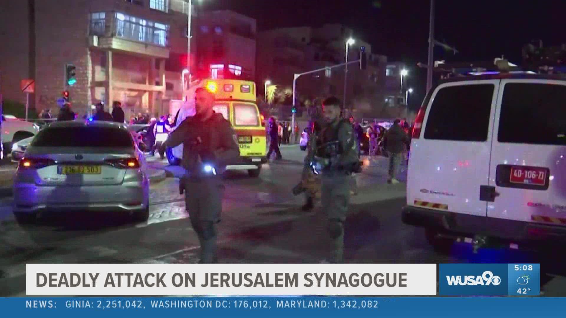 7 Dead In Shooting Near Jerusalem Synagogue, Israeli Police Say | Wusa9.com