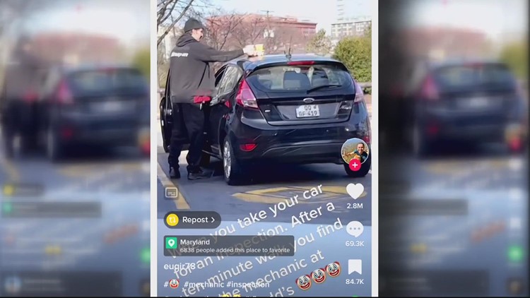 Mechanic caught taking customer's car to McDonalds in viral TikTok