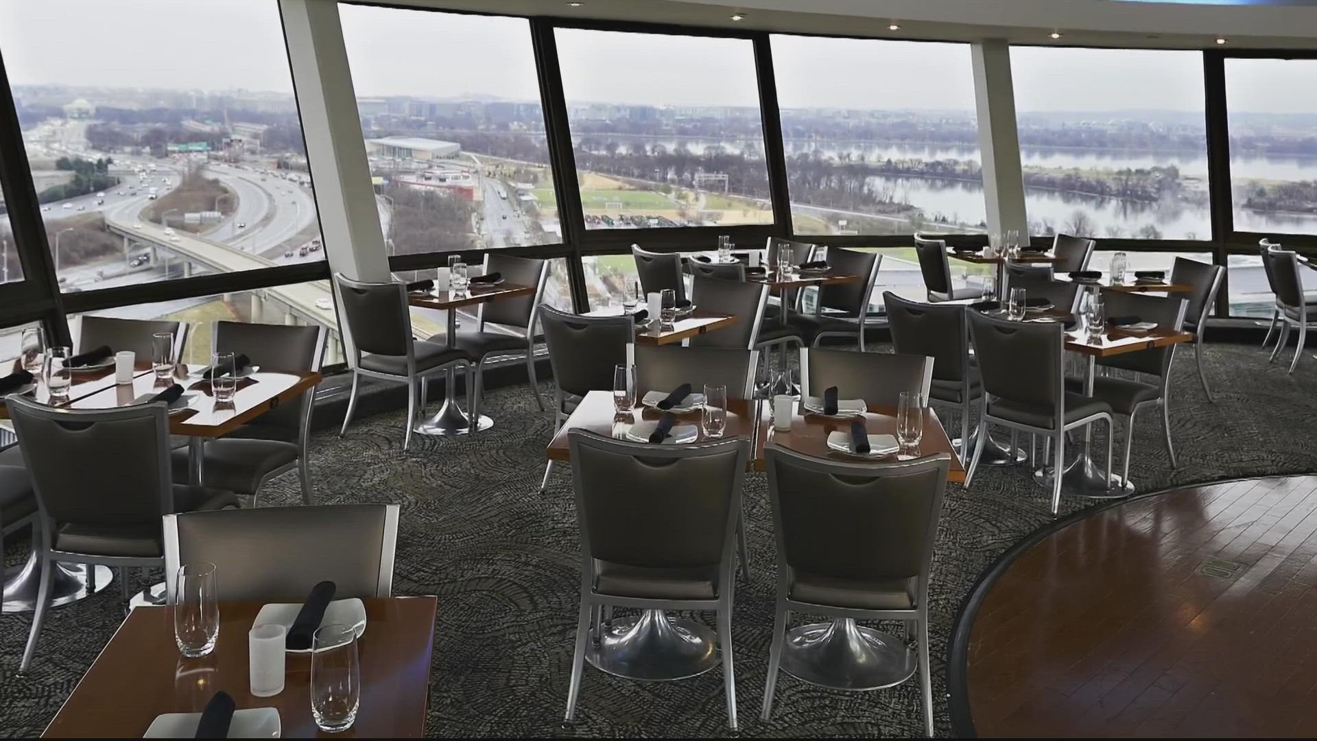 Skydome, a unique rotating rooftop restaurant in the D.C. area, is reopening after a three-year hiatus.