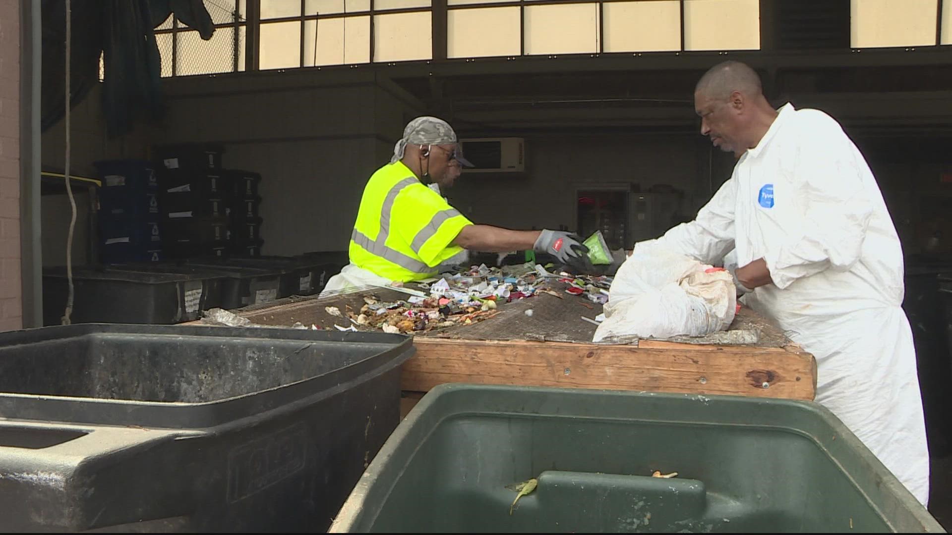 Arlington Solid Waste implemented a program to compost food waste. Recent data revealed it seems to be slowly working.