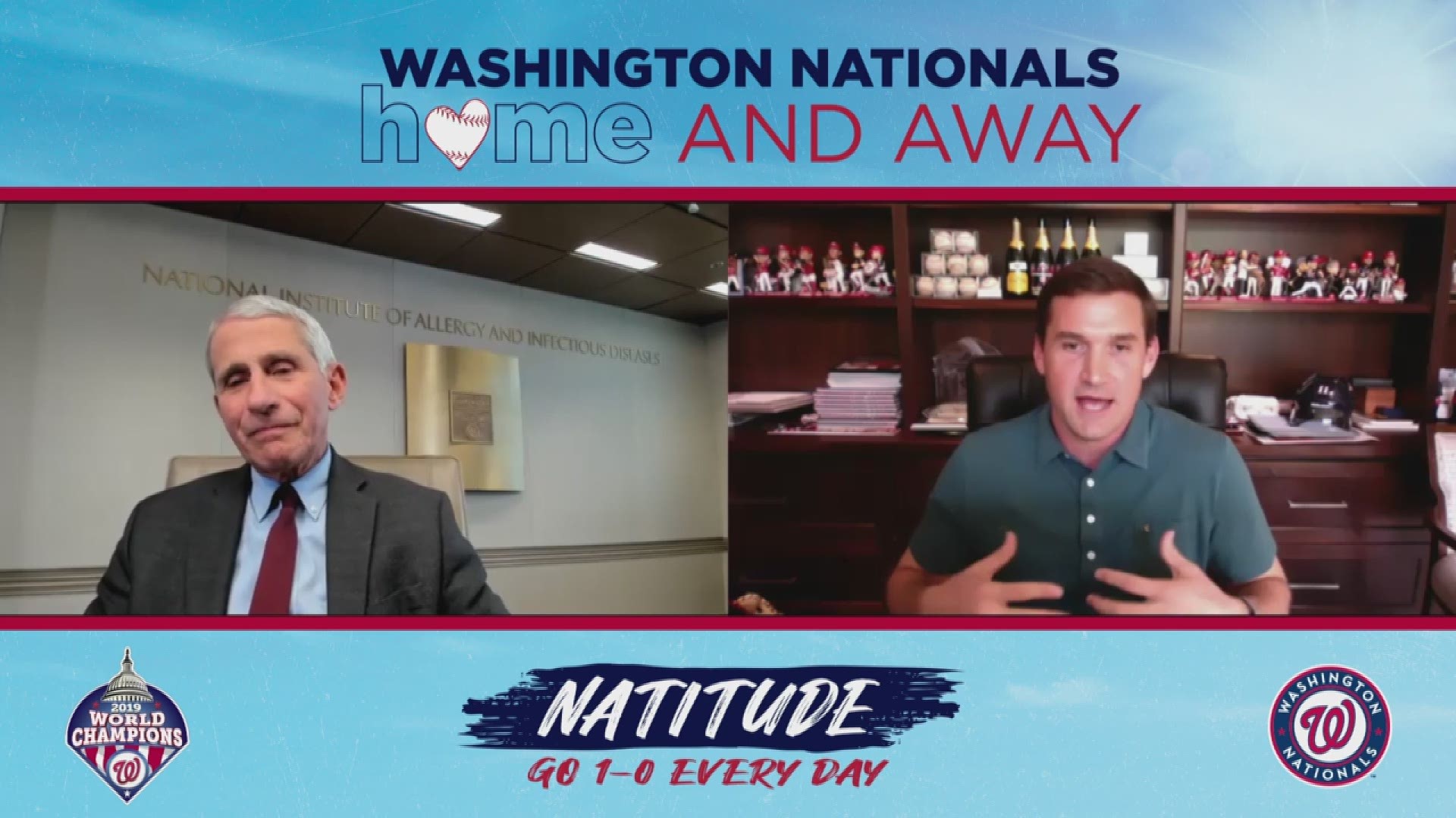 Mr. National sat down and interviewed the National Institute of Health Dr. Fauci during a live stream Wednesday.