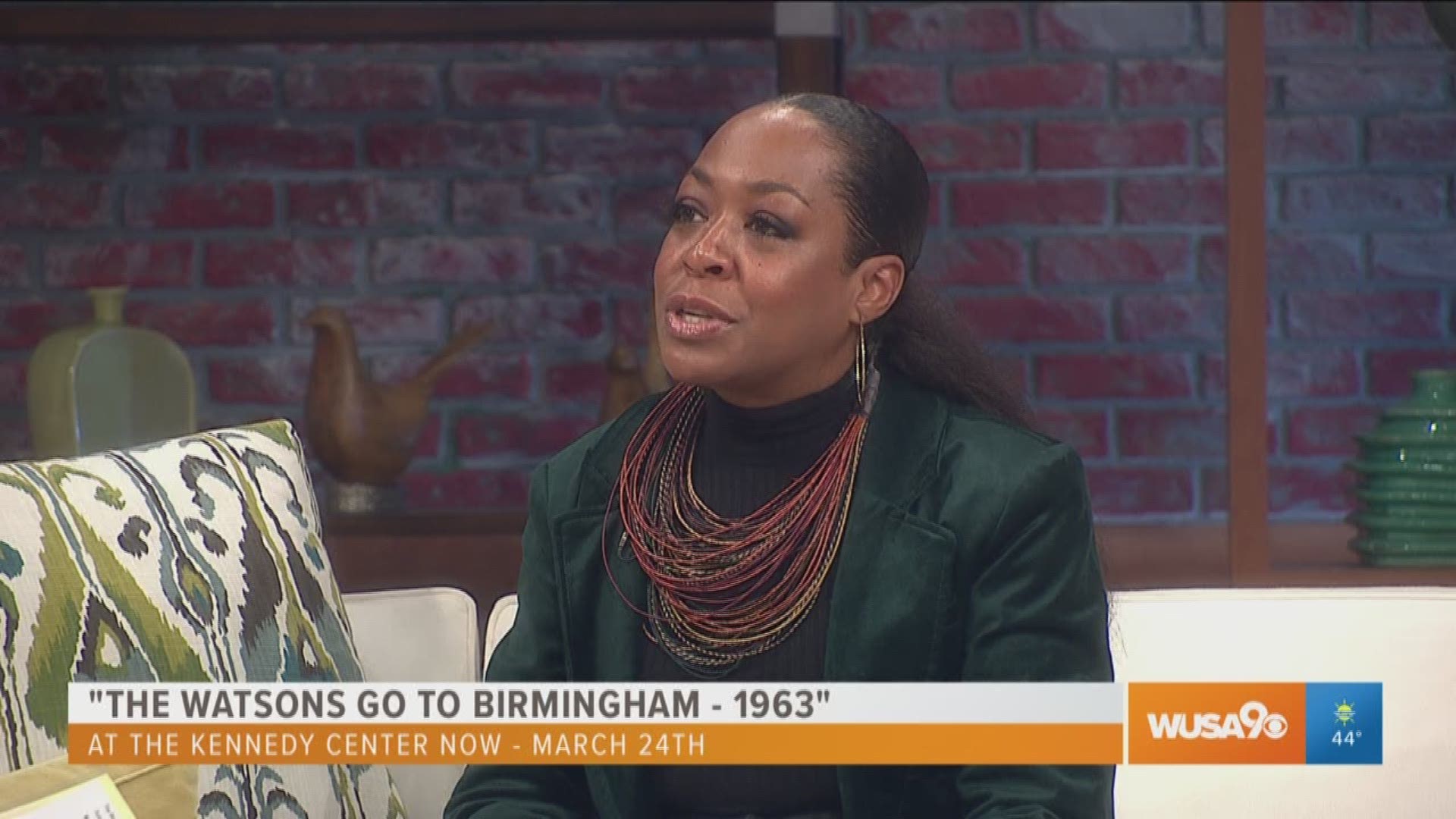 Tichina Arnold, actress, singer and star of the hit show "The Neighborhood" on CBS, chats with the ladies about her role in "The Watsons Go to Birmingham-1963" which is currently showing at The Kennedy Center till March 24.