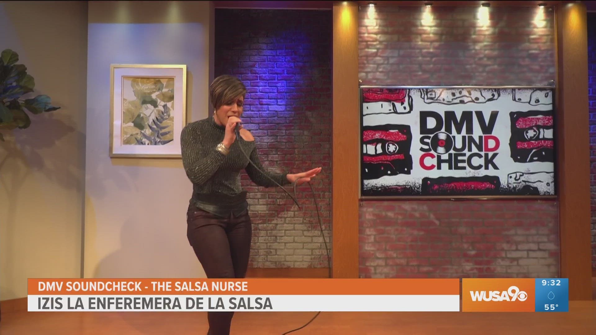 Izis La Enfermera de la Salsa performs on the DMV Soundcheck