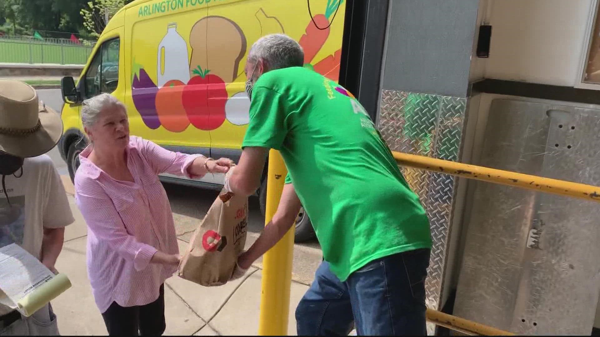 The Arlington Food Assistance Center helps feed hungry families in the community