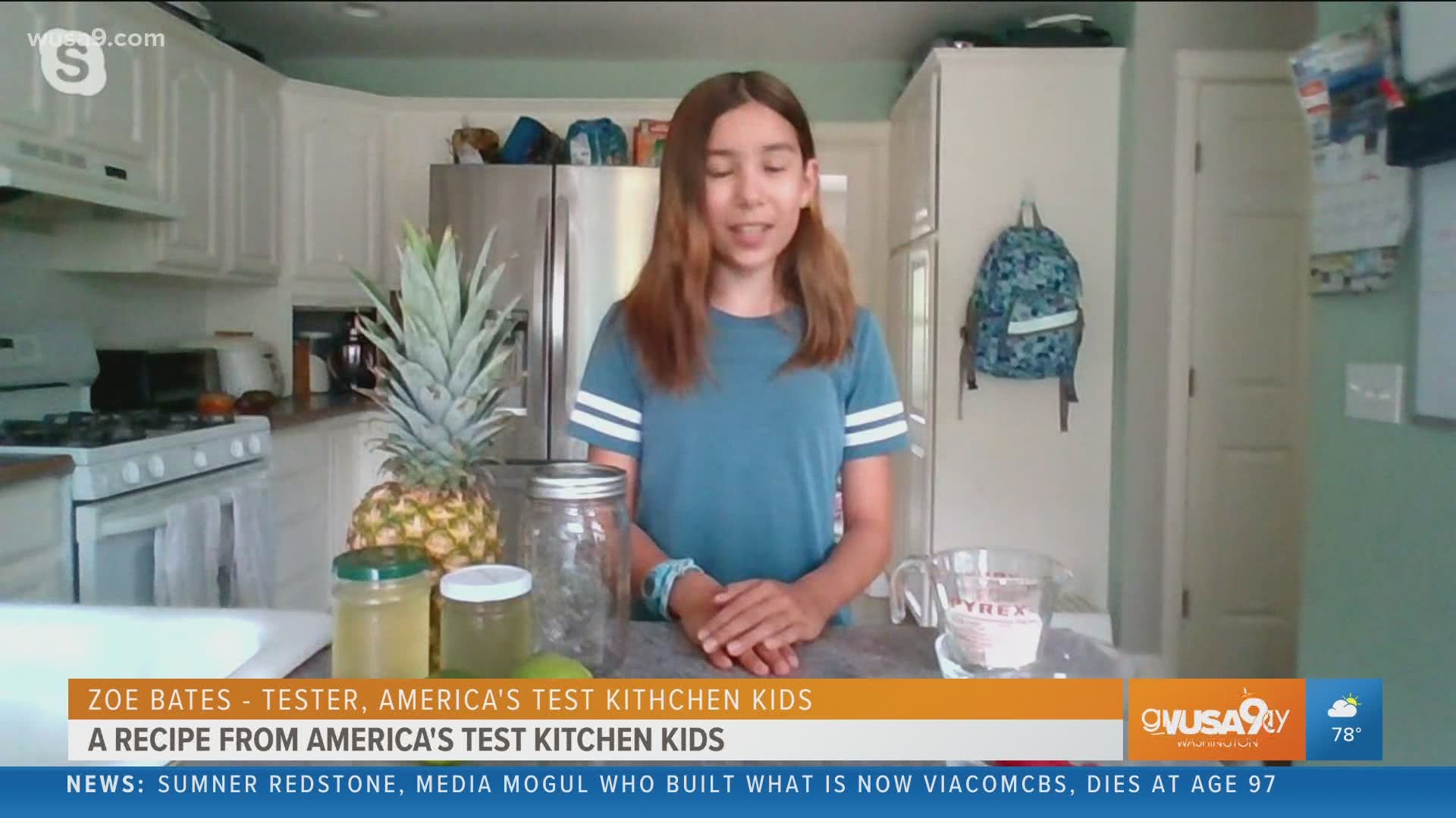 Zoe Bates, one of America's Test Kitchen Kids shares a cool refreshing summer recipe.