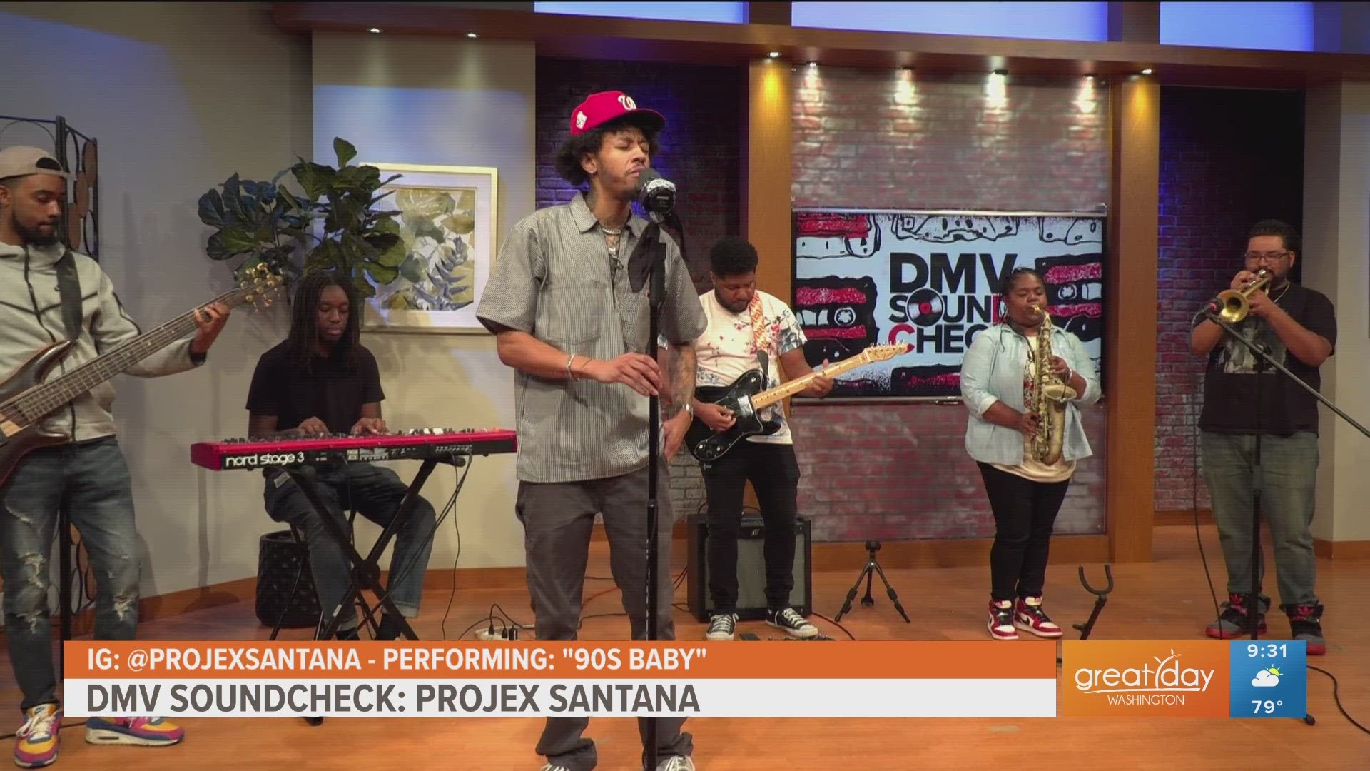 DMV Soundcheck: Projex Santana performs "90s Baby" off his newest album "SOL TIES."