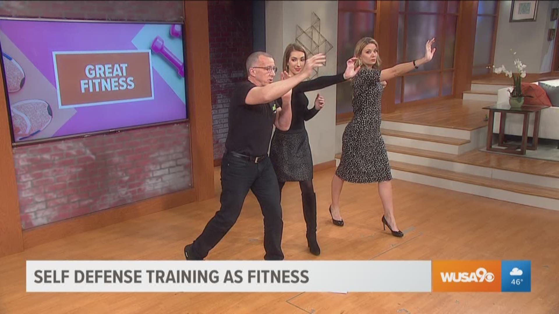 Rob Fletcher created a 7 minute self defense routine that will also have you breaking a sweat.