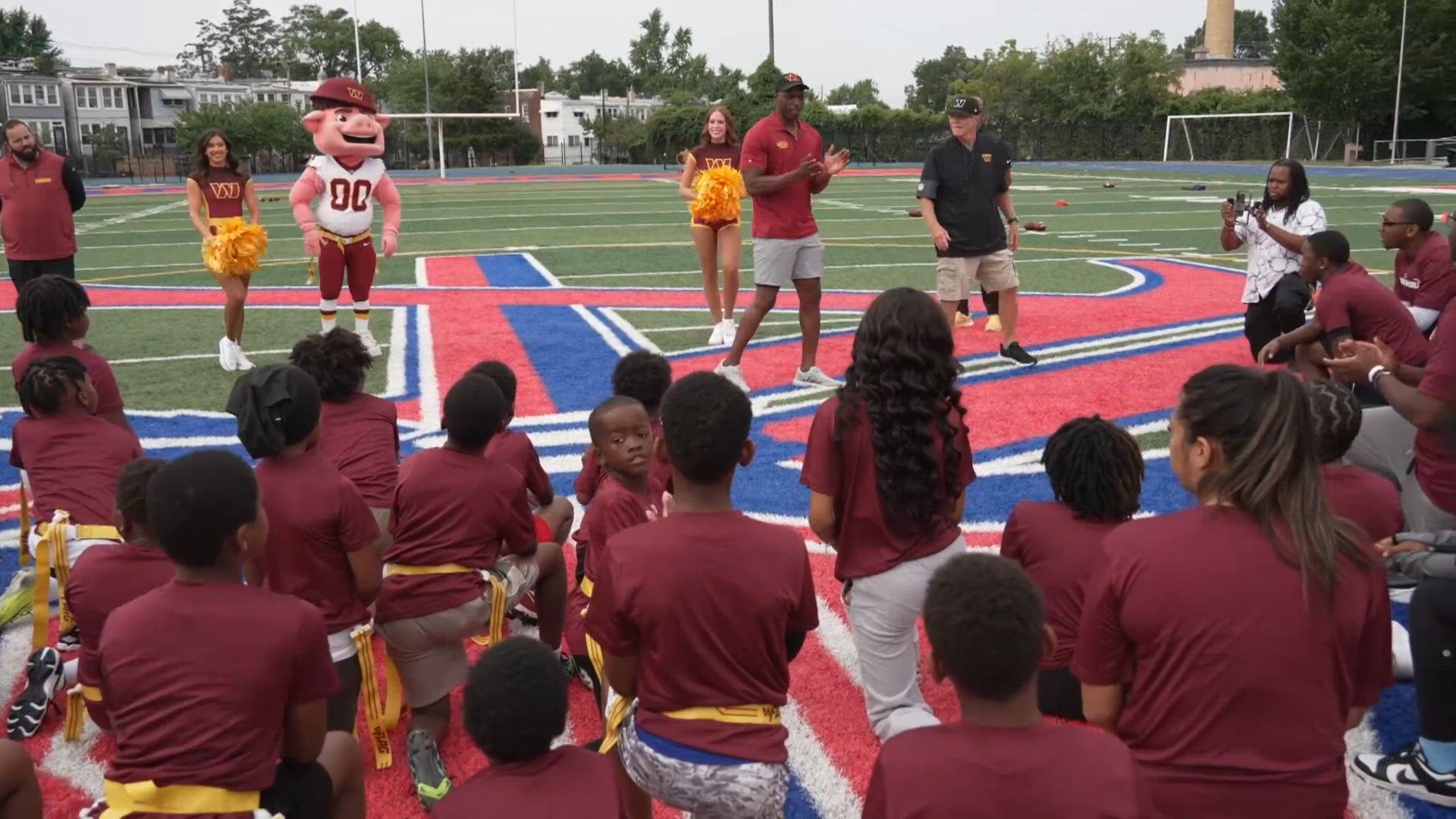 Mpd Commanders MPD and the Commanders hosted a youth football camp | wusa9.com
