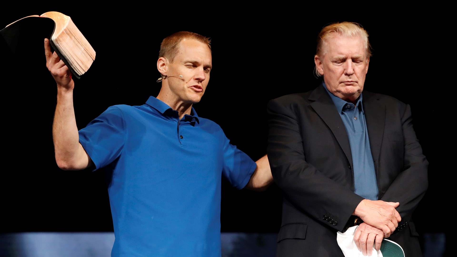 Pastor David Platt asked God to give the president wisdom to lead the country. Donald Trump stopped June 2, 2019, at the church to visit with the pastor and pray for the victims of the deadly mass shooting in Virginia Beach, Virginia, two days before.