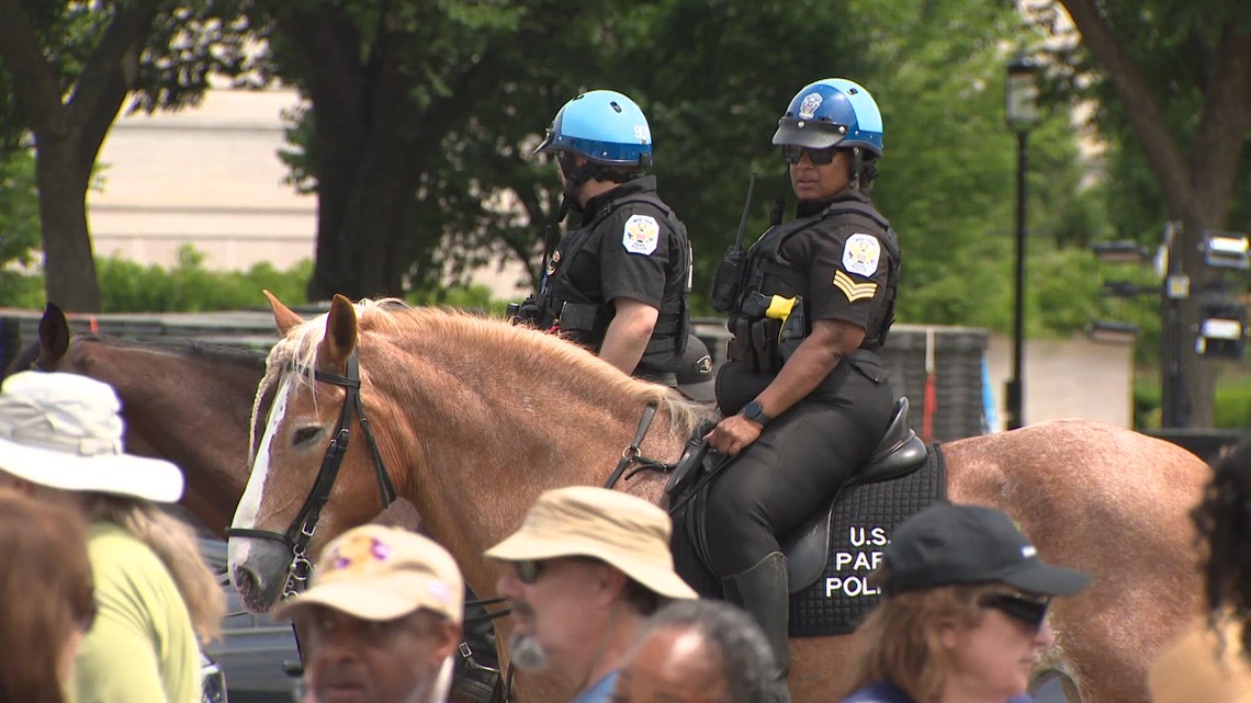 Thousands gather on National Mall for Freedom 250 event amid increased security presence