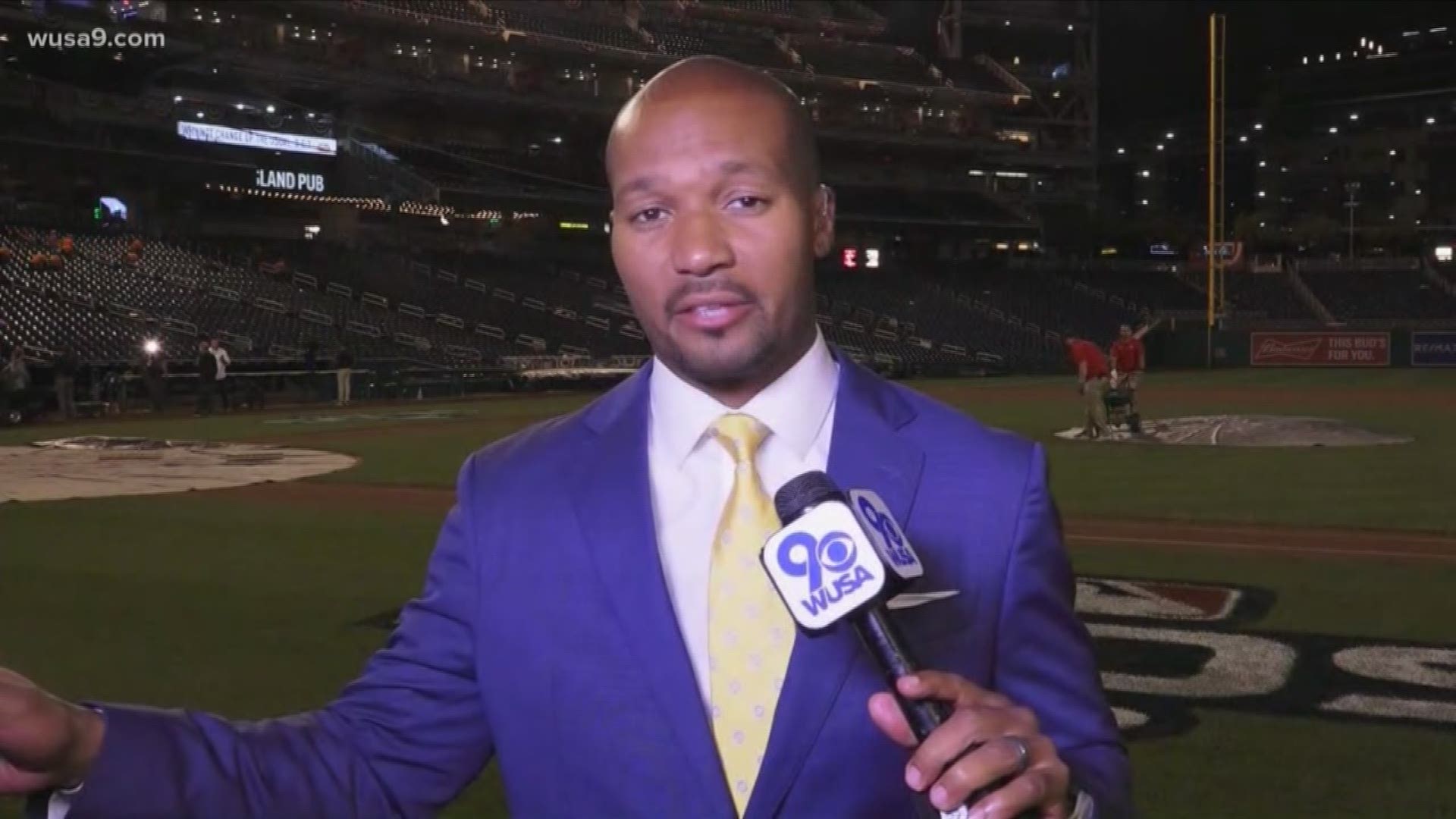 Darren Haynes has the latest on the team's victory and fan reactions outside of Nats Park.