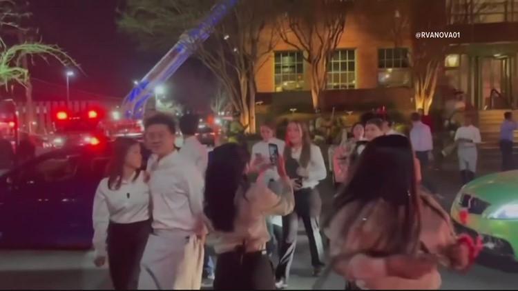 Fire forced diners to dash out of restaurant on Valentine's Day