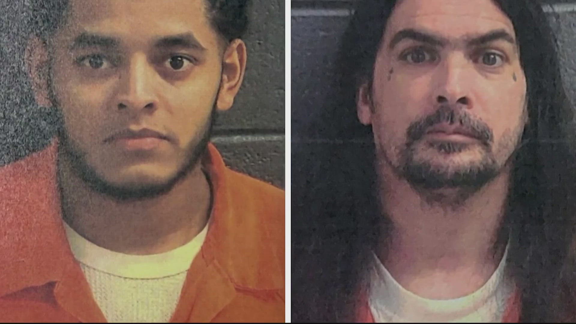 Law enforcement officials in both Virginia and North Carolina are searching for two men who escaped from a jail in Farmville, Virginia.