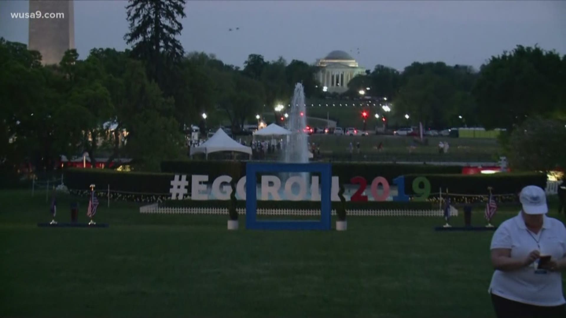 Thirty thousand people are expected to attend the White House Easter Egg Roll on the South Lawn.