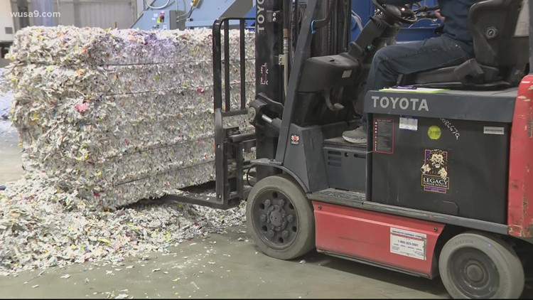 60,000+ pounds of paper shredded, 350 trees saved during WUSA9's first Recycle Day
