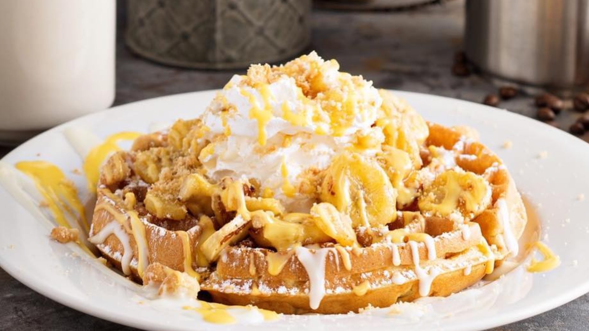 Recipe Nana's Banana Pudding Waffle