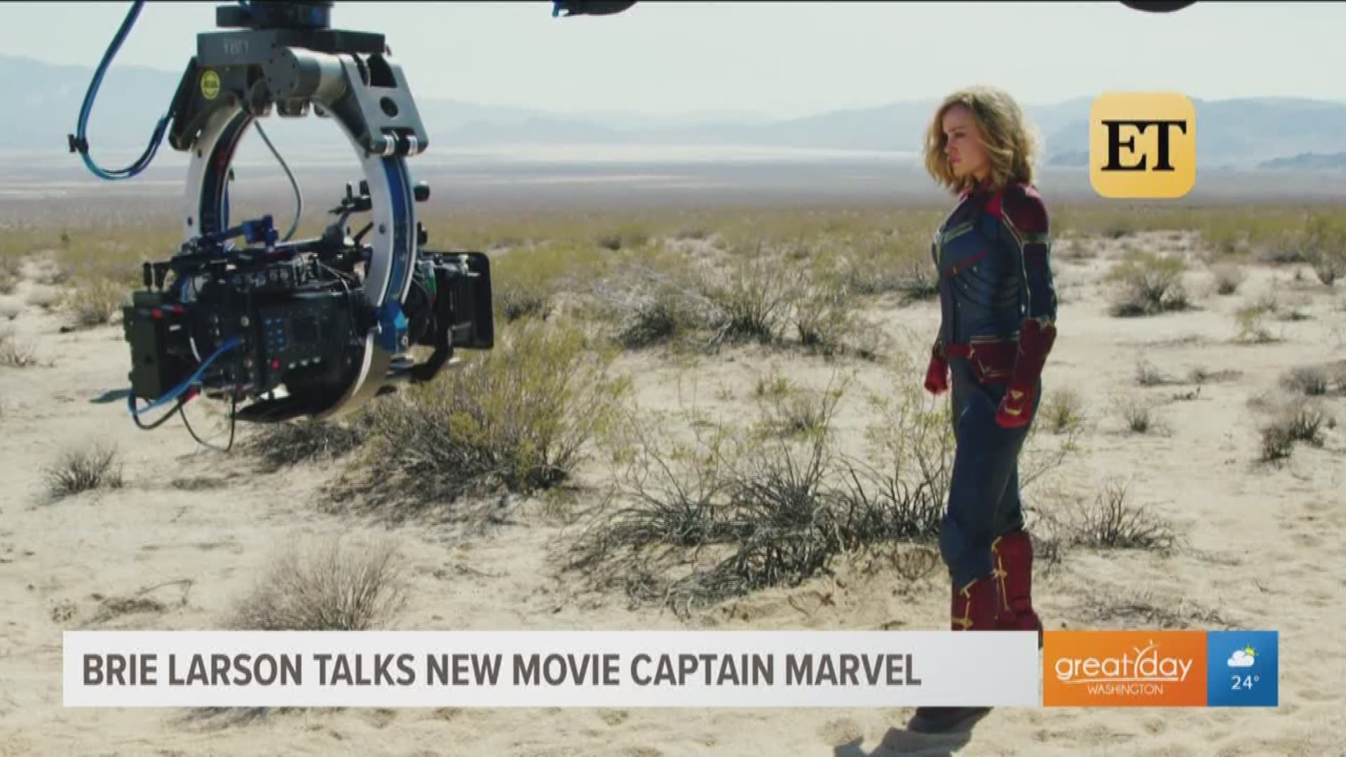 Entertainment Tonight's Kevin Frazier talks about the premier of Captain Marvel starring Brie Larson and Samuel L. Jackson.