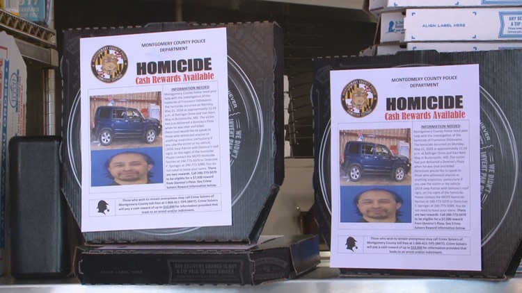 Local Domino's attach flyer to every pizza to help find info on