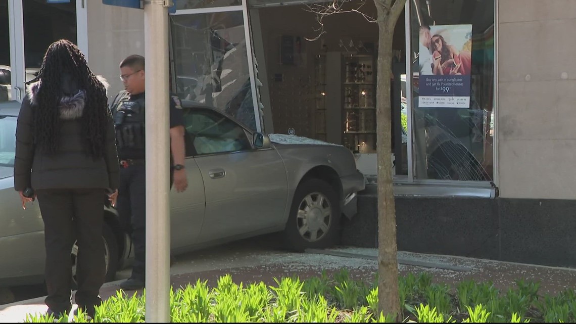 Video shows aftermath of a car crash into Montgomery Co. store | wusa9.com