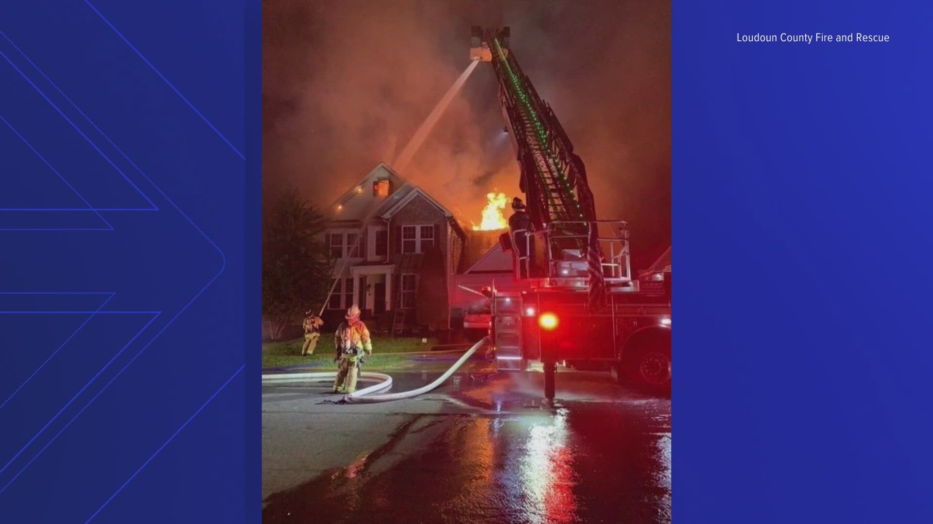 The homes located on either side were also damaged by the fire. Damages are estimated at $1.6 million.