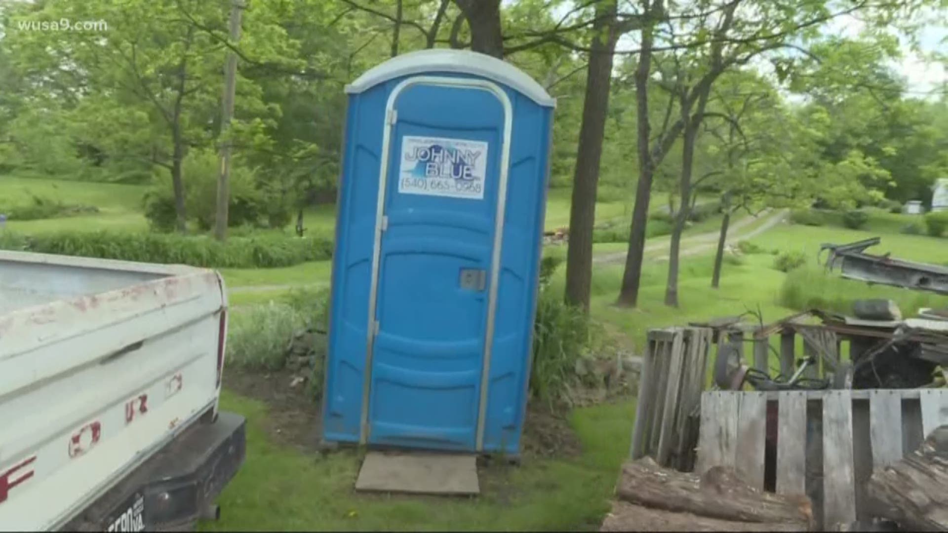 In Loudoun County some residents still don't have indoor plumbing in one of the wealthiest counties in the country. They use out-houses and port-a potties and buy bottled water to drink.