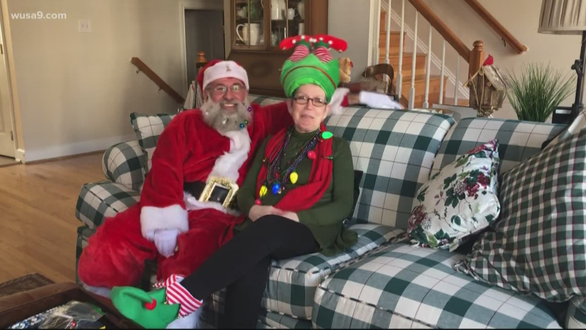 With a great beard and a wife as an elf, one Jewish man is playing Sante and helping a few local shelters celebrate Christmas.