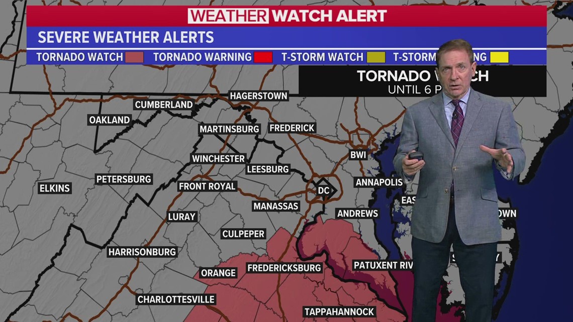Tornado Watch in Virginia