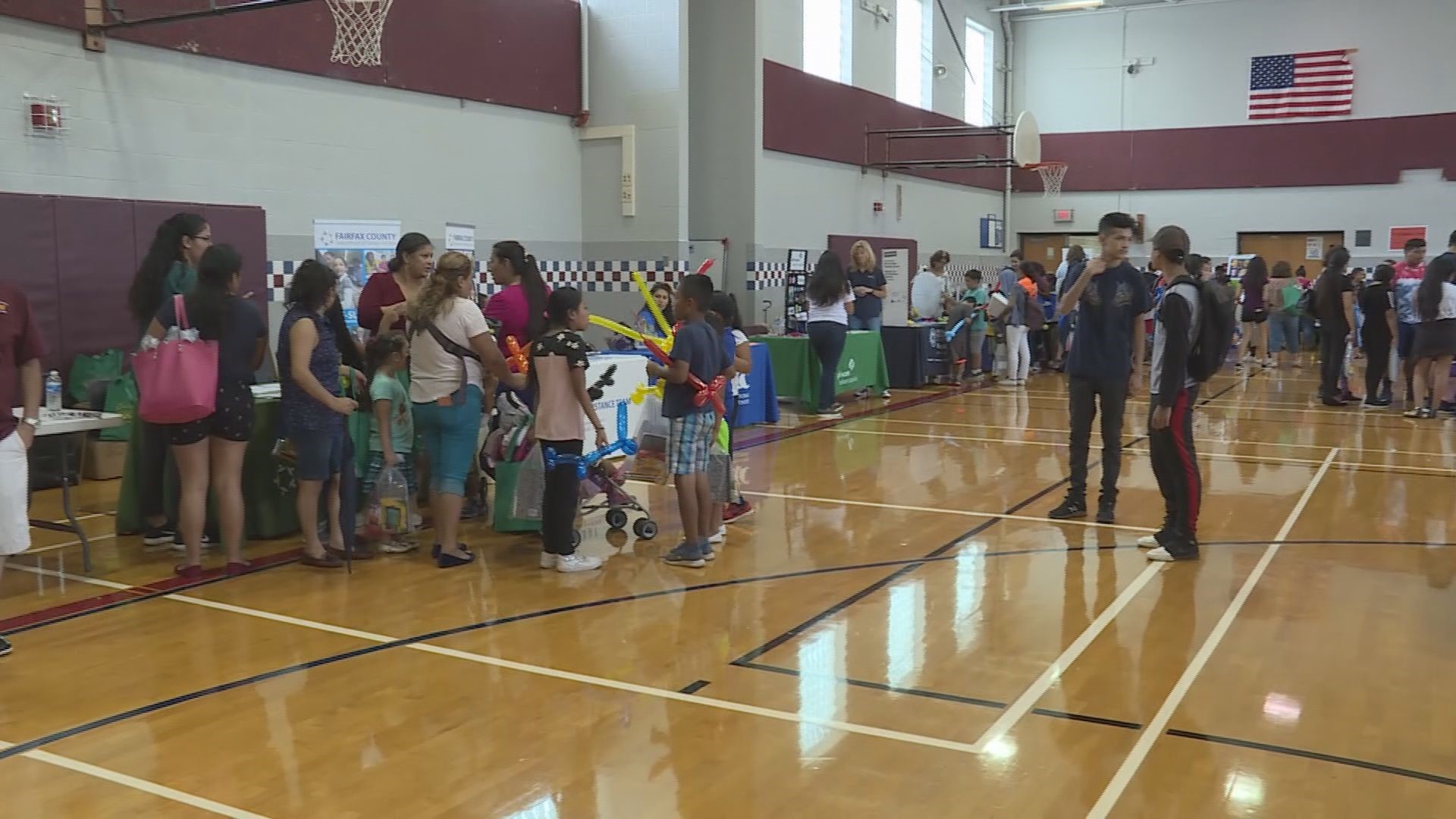 Justice High School hosts huge backtoschool event