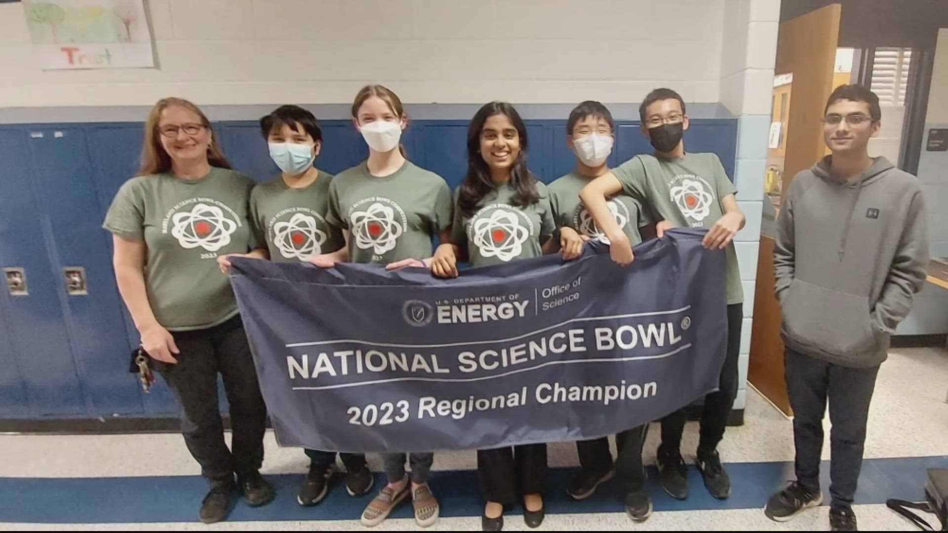 A team of scholars from Rockville's Robert Frost Middle School is going for the win.