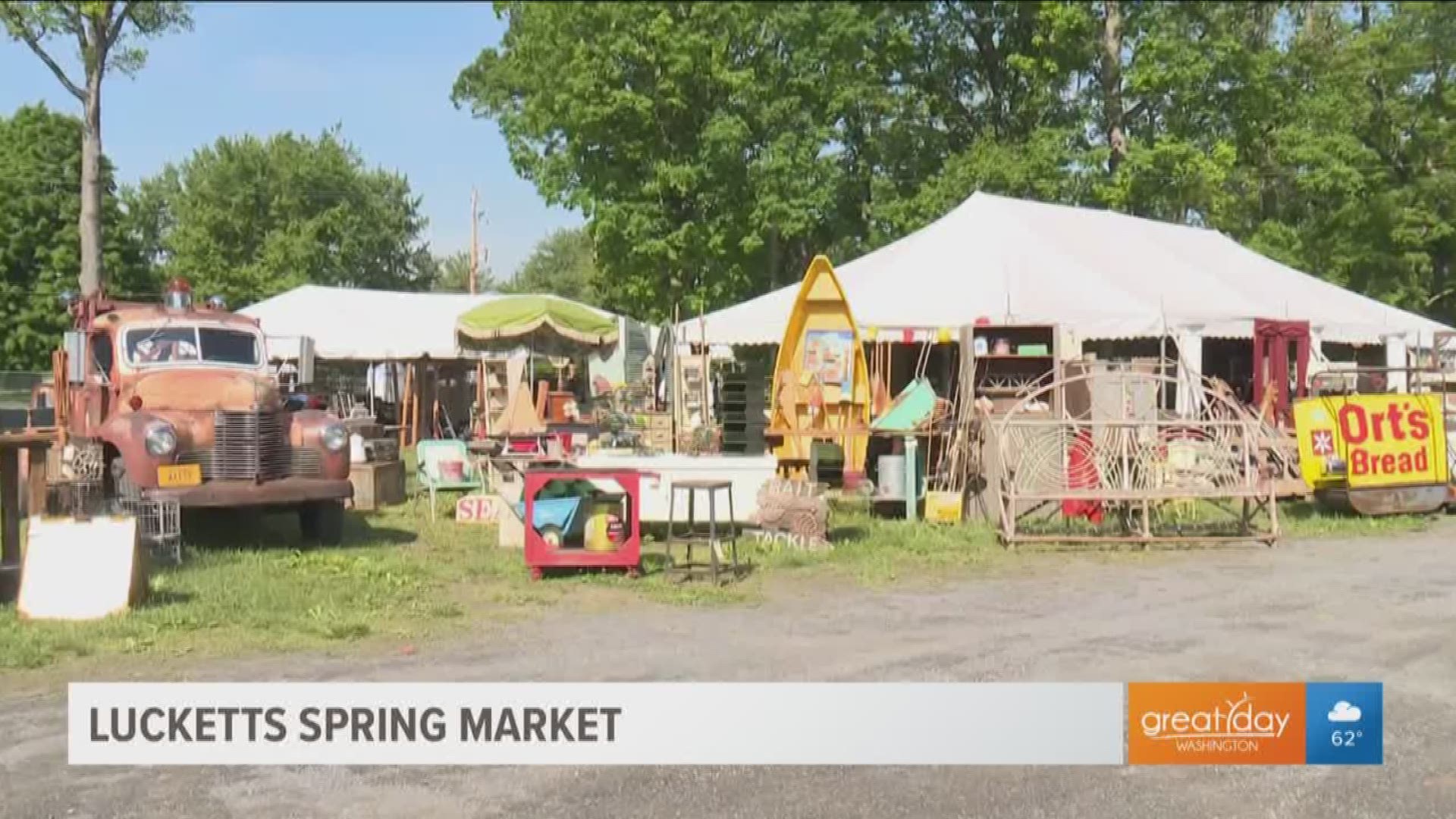 Behind the scenes of the 21st Lucketts Spring Market