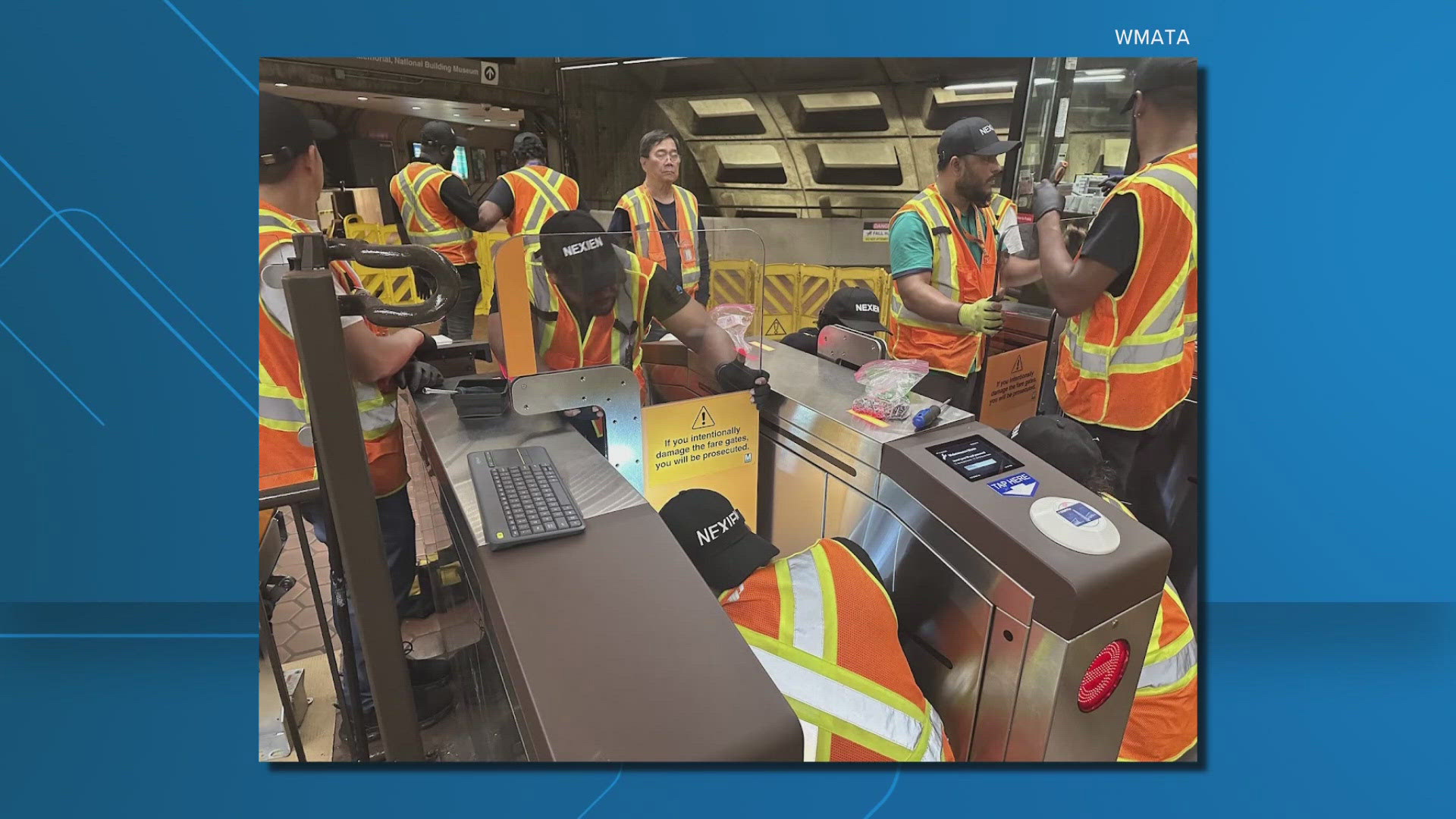 Five-foot gates, aimed at curbing fare evasion, have been installed at all 98 DMV Metro stations, Metro Transit officials said Thursday.