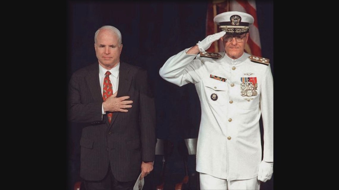 Sen. John McCain to be buried near best friend at US Naval Academy