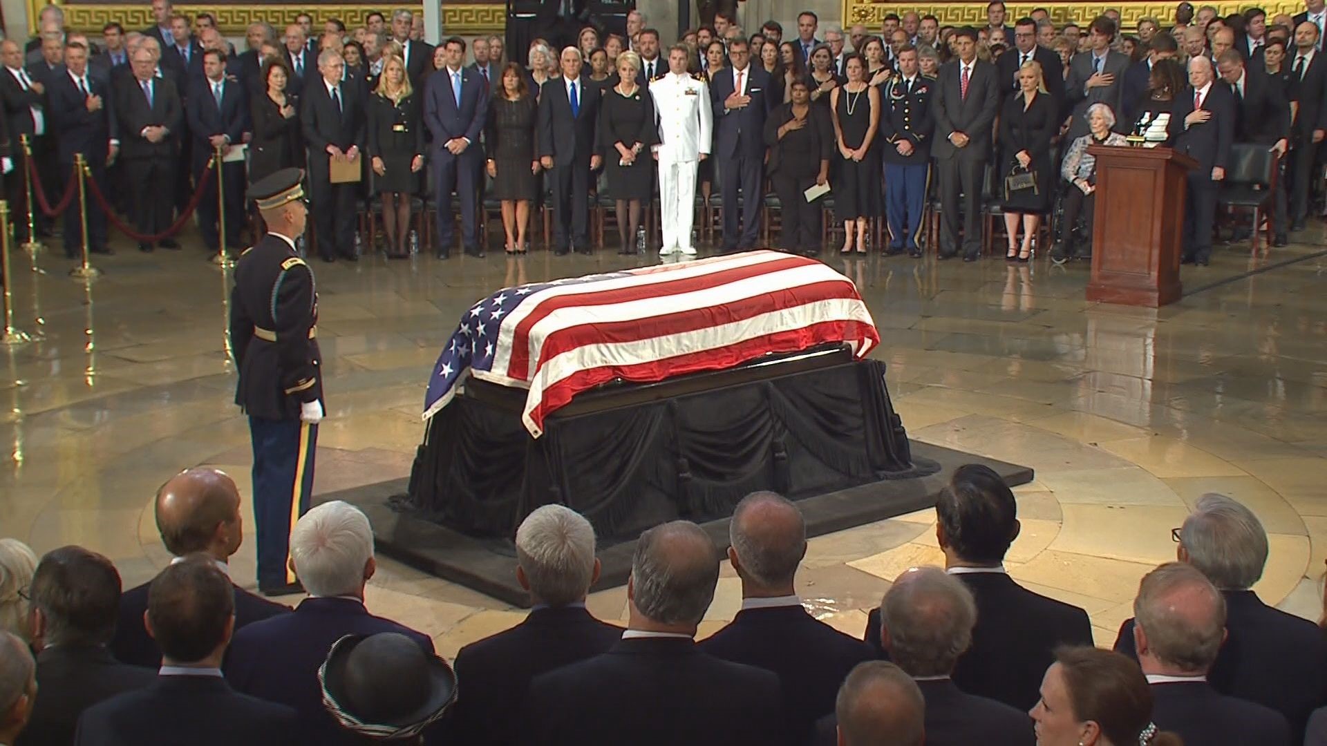 LIVE BLOG: Mourners honor John McCain as he lies in state at the U.S ...