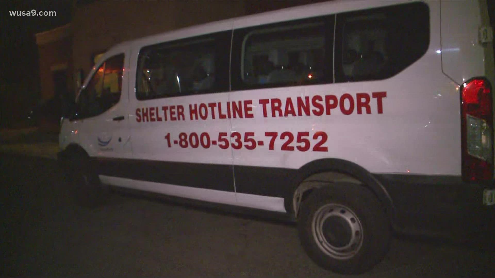 Transportation to a shelter is available by calling 202-399-7093.