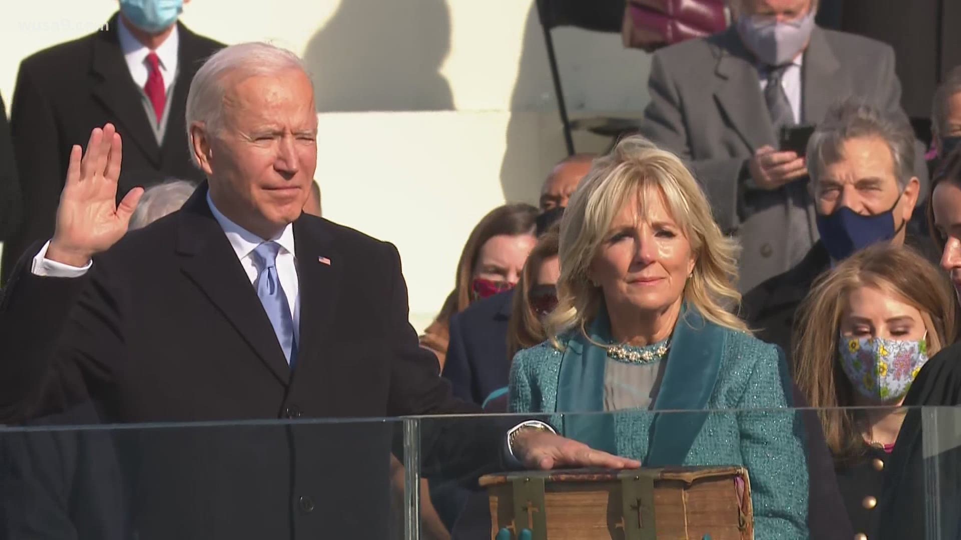 Joe Biden sworn in as the United States of America.