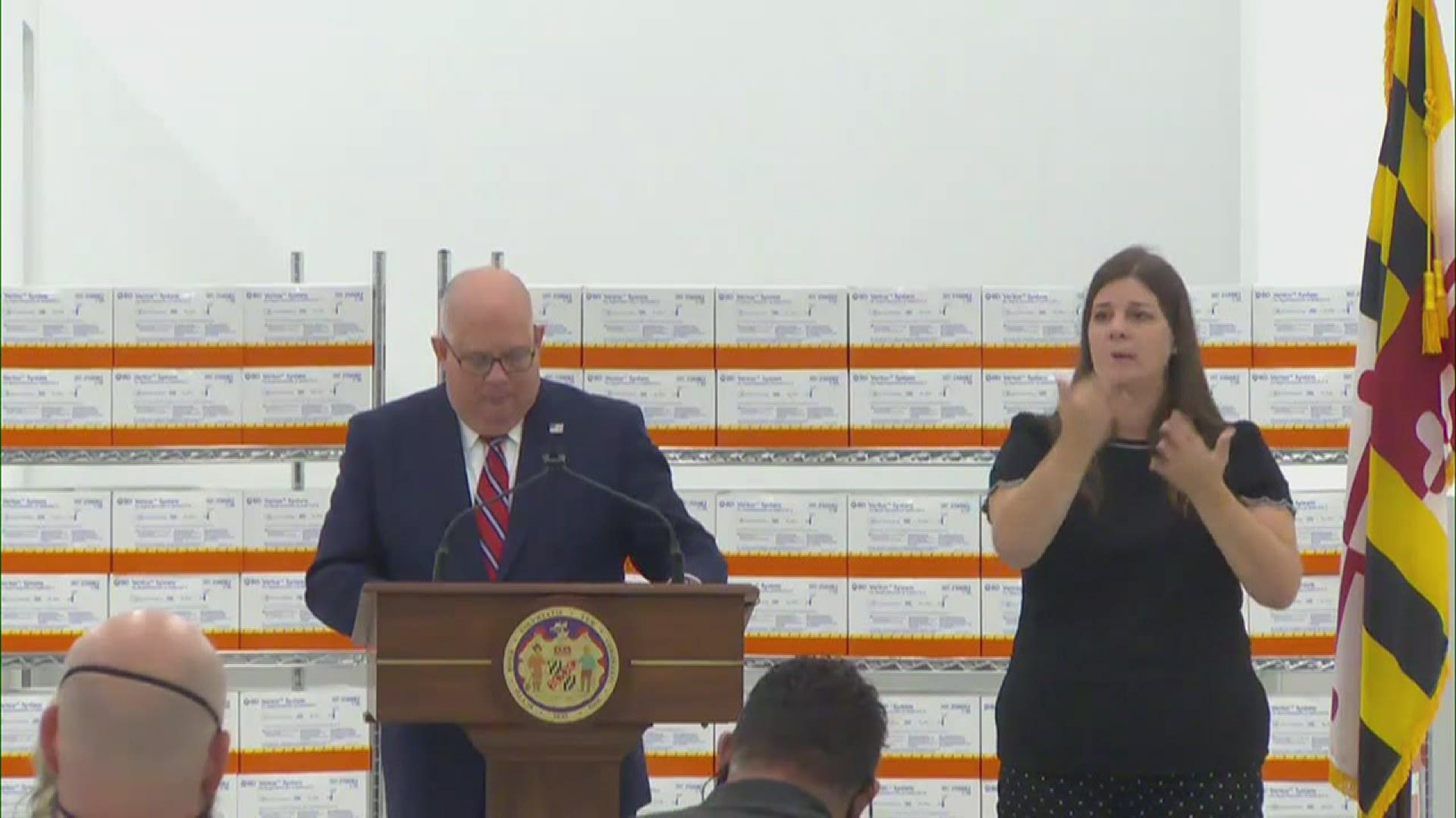 Maryland is teaming up with several states to ramp up on rapid COVID-19 testing, Gov. Larry Hogan says.