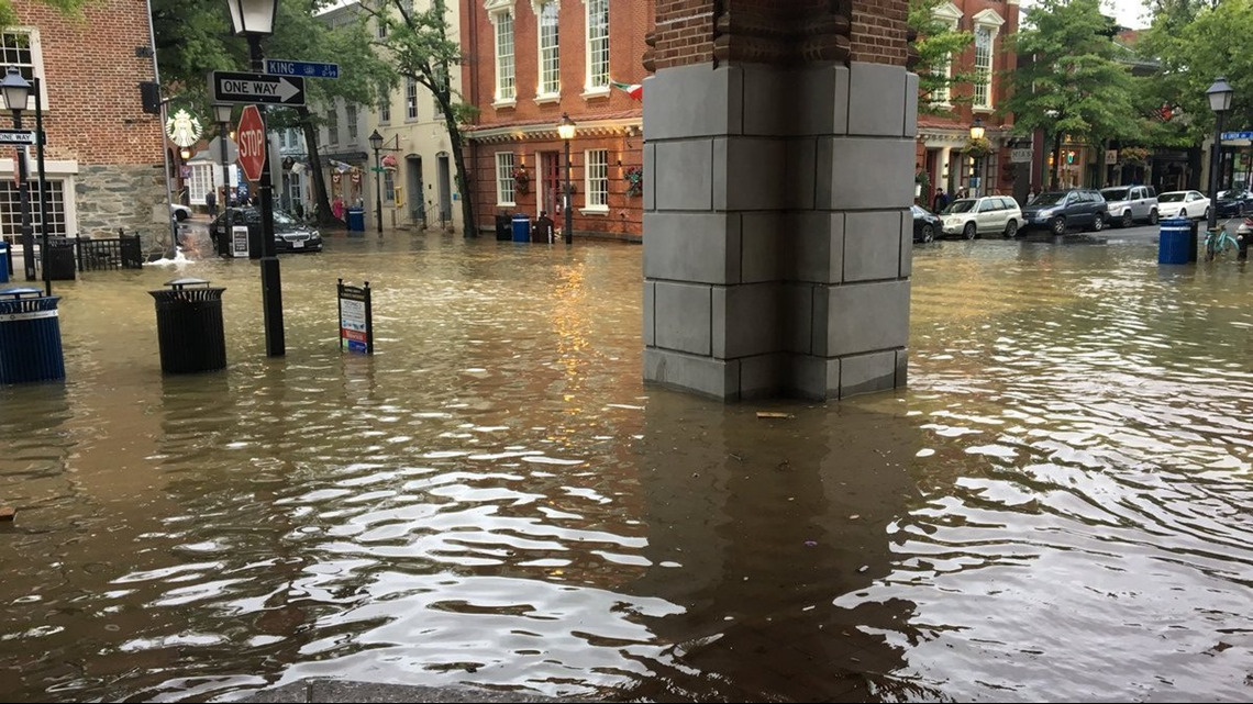 Parts Of Old Town Alexandria Flood Sunday Ahead Of Hurricane Florence Threat Later This Week 8594