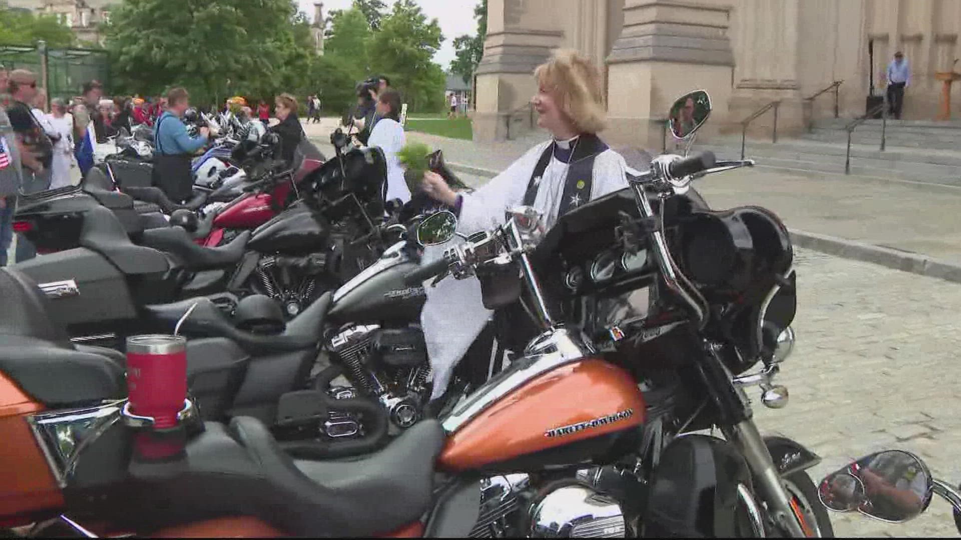 'Rolling to Remember' bikers get special blessing in DC ahead of