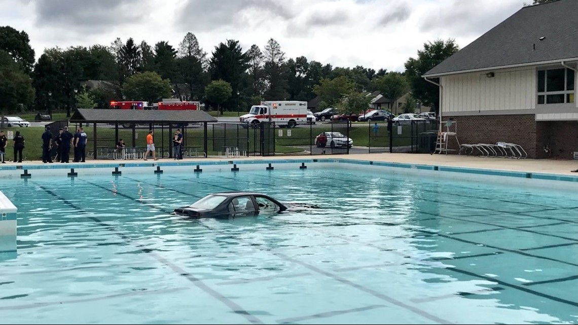 Parking lesson ends with a splash in Montgomery Co. pool