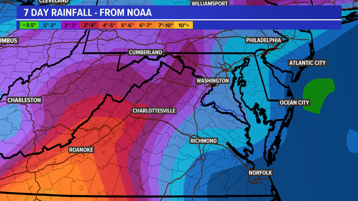 Florence Timeline When the storm will impact DC