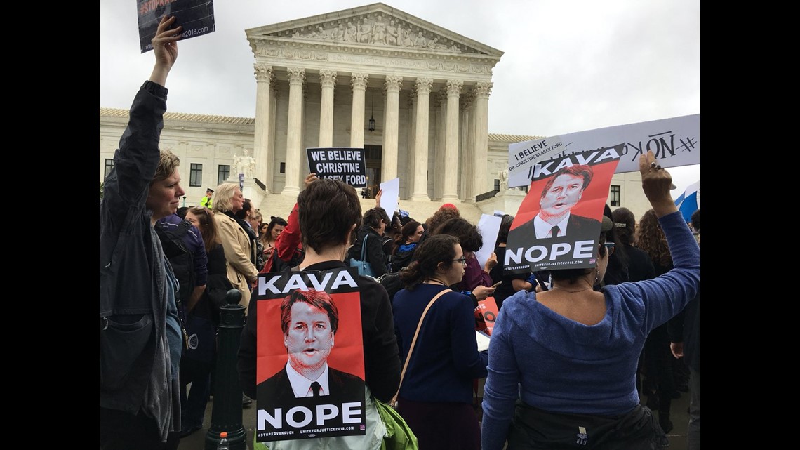 Sex Assault Survivors Protest Kavanaugh Supreme Court Nomination