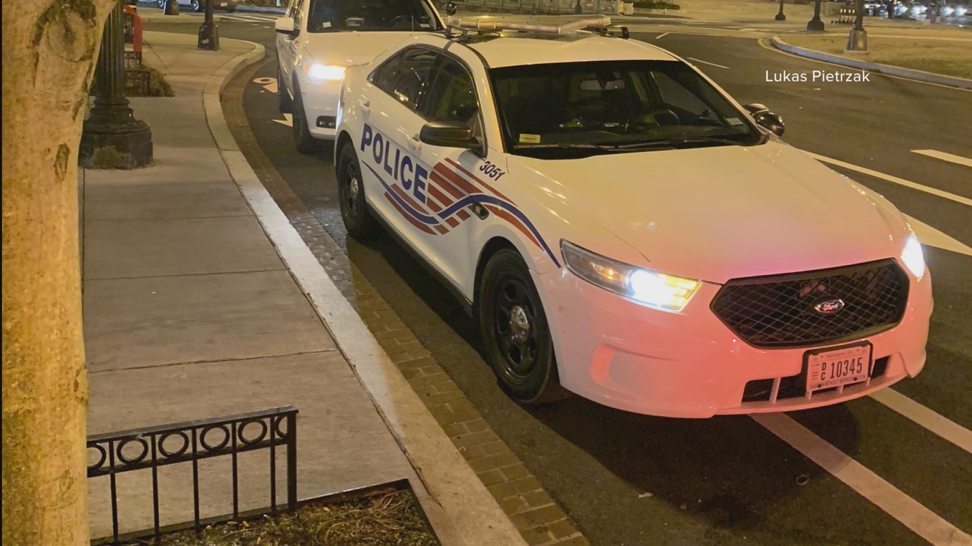 A DC resident took video of MPD officers walking into a Wawa after parking their cruisers in a bike lane. Last year, DC announced it would fine drivers who do so.